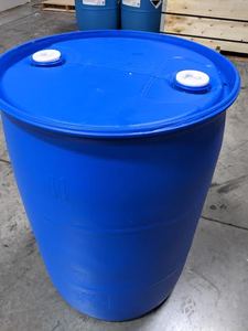 lot 180 image: 55 GALLON, FOOD GRADE, PLASTIC REUSABLE DRUMS