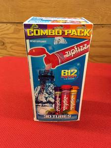 lot 419 image: Zip Fizz Combo Pack 30 Tubes, Retail $27.99