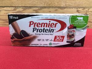 lot 437 image: Premier Protein Cookies & Cream