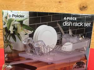 lot 440 image: Polder 4 Pc. Dish Rack Set