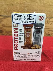 lot 441 image: Kirkland Signature Protein Bars, Retail $17.99