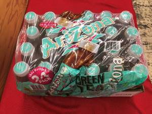 lot 457 image: Arizona Green Tea 24 Pack, Retail $10.99