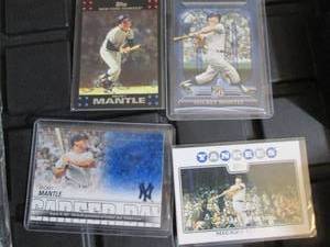 lot 3 image: Mickey Mantle Cards