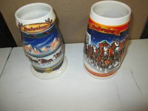lot 222 image: 2 (1999-2000) Budweiser Steins 2B