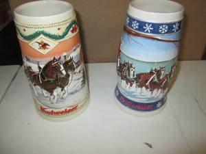 lot 223 image: 2 (1995-1996) Budweiser Steins 2B