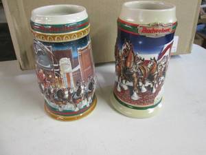 lot 224 image: 2 (1997-1998) Budweiser Steins 2B