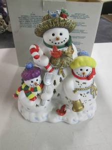 lot 241 image: Partylite Tealight Snowman