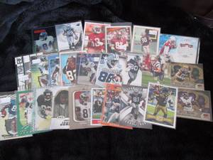 lot 43 image: (25) Wide Receiver Cards