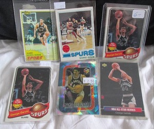 lot 66 image: George Gervin Cards