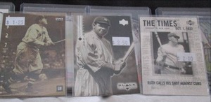 lot 71 image: Babe Ruth Cards