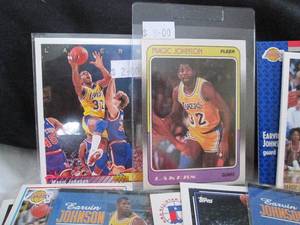 lot 82 image: (30) Magic Johnson Cards