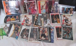 lot 86 image: (40) Tim Duncan Cards