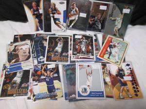 lot 117 image: (30) Dirk Nowitzki Cards