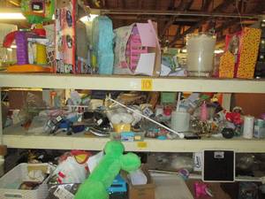 lot 138 image: Misc. Lot of All Items on 3 Shelves- See Photos