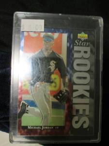lot 124 image: 1994 Michael Jordan Baseball Rookie Card