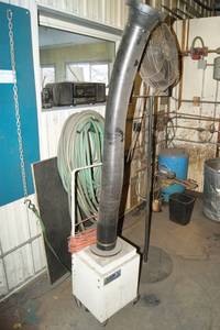 Portable Floor Sentry Fume Extractor and Industrial Fan