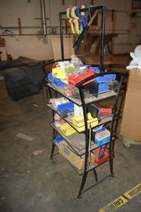 Bins, Cart and Contents