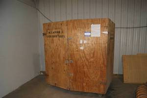 Large Container on Wheels With Contents