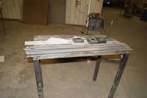 Metal Table and Contents