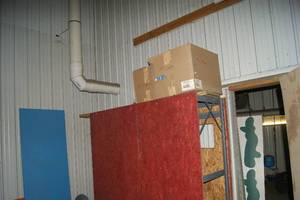 Large Cart on Wheels and Contents