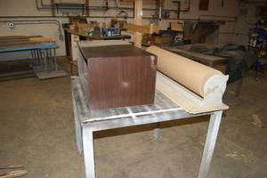 Shipping Paper Cutter, Cart On Wheels, Small Tables