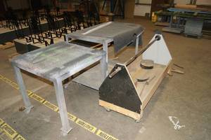 Lot of 3 Carts on Wheels