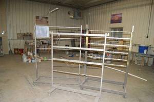 Lot of 3 Hanging Racks