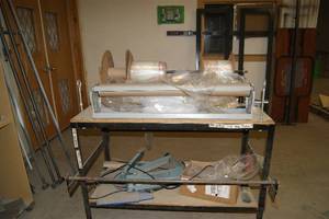 Cart, Poly Tubbing, And Contents