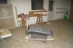 Large Push Cart, Moving Blankets, Rubber Matts