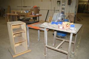 2 Carts, Shelf On wheels and Contents