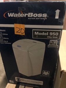 WaterBoss Model 950 22,000-Grain City Water Softener System not used