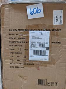 lot 606 image: iKaraoke Ultimate Bluetooth Party Machine - KS838-BT