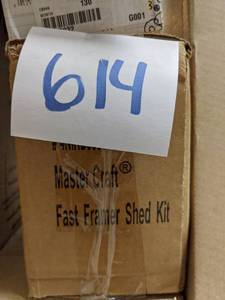 lot 614 image: Instant Framer Storage Shed framing Kit (Framing Kit ONLY)