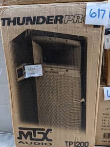 lot 617 image: MTX Thunder Pro 2 Heavy-Duty 2-Way Loudspeaker - TP1200