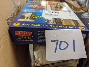 lot 701 image: Magic Mesh Instant Screen Door