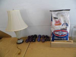Lamp - Weights - Charcoal - Jar