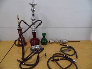 Hookah Items w Tote