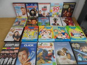 Lot of 20 DVDs