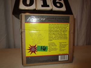 lot 16 image: Armor Pressure Washer Pump - Horizontal