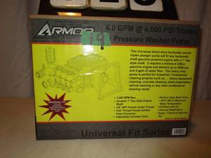 lot 19 image: Armor Pressure Washer Pump - Horizontal