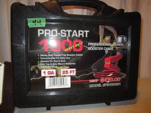 lot 44 image: Pro Start Booster Cable