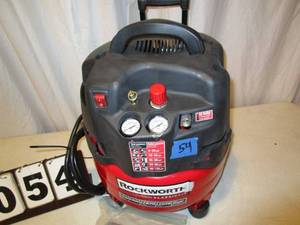 lot 54 image: Rockworth 6 Gallon Air Compressor