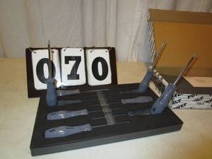 lot 70 image: Powerbuilt 7 Pc Master Star Screwdriver Set
