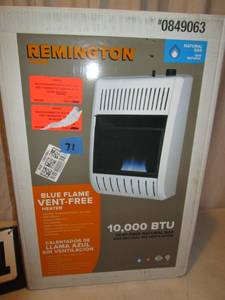 lot 71 image: Remington Blue Flame Vent Free Heater