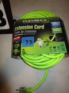 lot 73 image: Flexzilla Pro Extension Cord - 100 ft