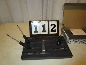 lot 112 image: Powerbuilt 7 Pc Master Star Screwdriver Set