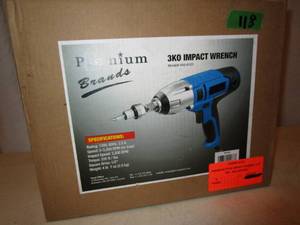 lot 118 image: Premium Brands 3KO  Impact Wrench