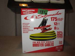 lot 126 image: Schumacher Booster Cables