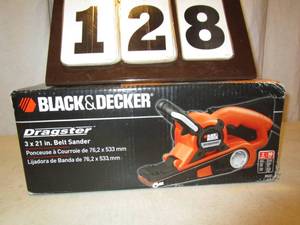 lot 128 image: Black & Decker Dragster Belt Sander