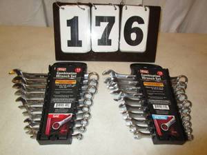 lot 176 image: Combination Wrench Sets - qty 2